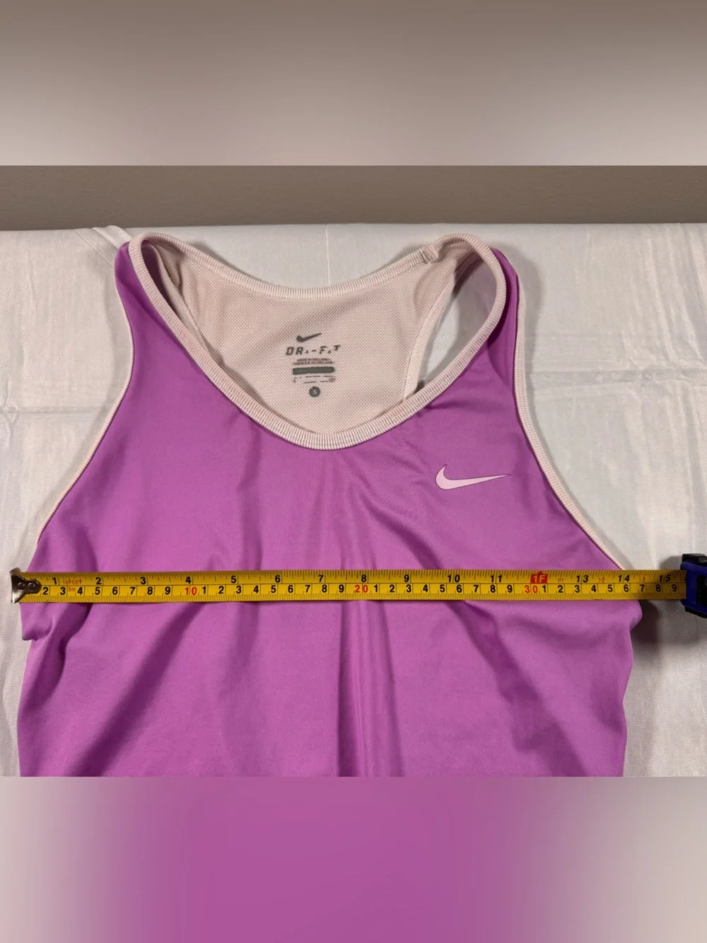 Nike Purple Tennis Tank and Skort with Coral Stripe/White Trim. Kiwah Exclusive